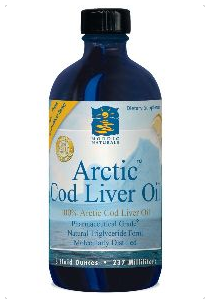 Arctic Cod Liver Oil 8oz Lemon Flavor